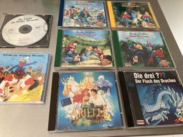 Hörspiele CDs Fünf Freunde, Arielle, Glob, Die Drei - 7 Stk