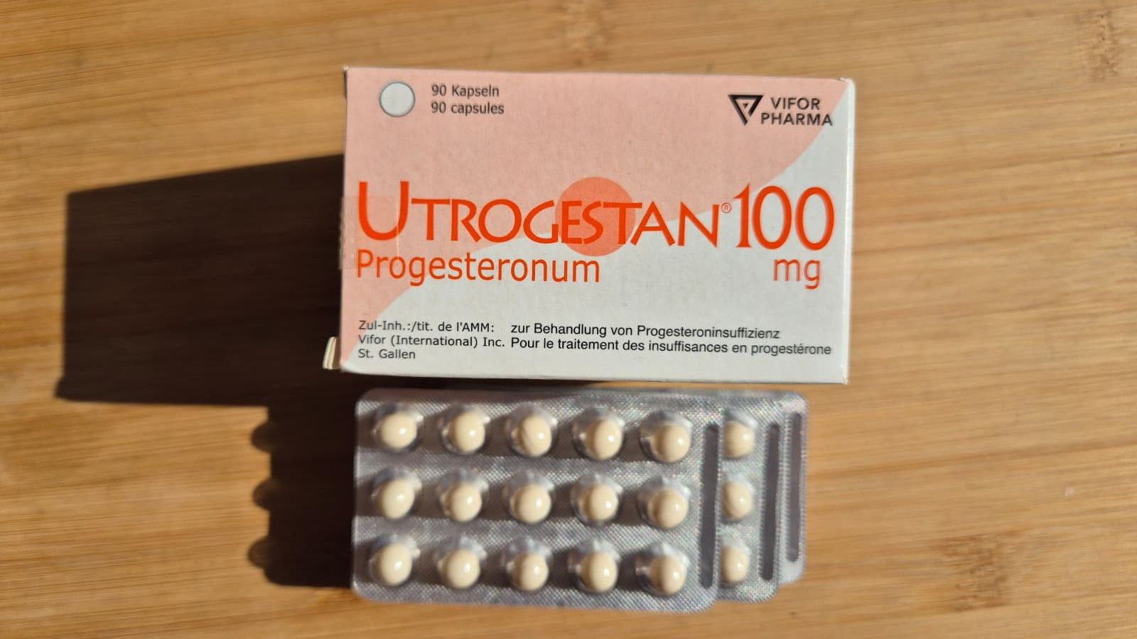 Lebensmittel & Spezialitäten: Utrogestan 100mg Tabletten Original Vifor Pharma – Neu und originalverpackt aus Rüdlingen von mal_9hx9