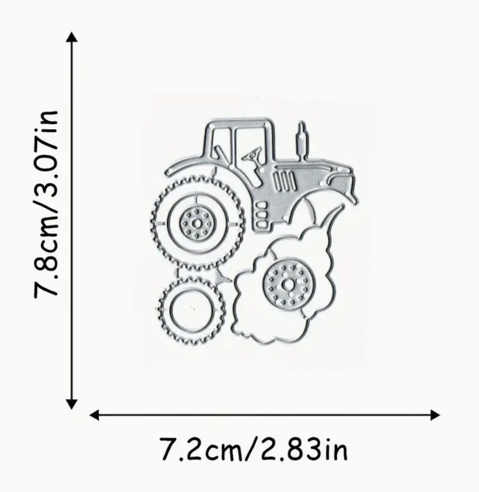 Sciablone: Traktor  - Stanzschablonen – Nuovo e nell'imballaggio originale da Frenkendorf venduto da jazzplatten 1