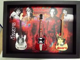 Bild THE DOORS, 3Stk.Modell Gitarren, Unikat (B.50cmxH.37cm)