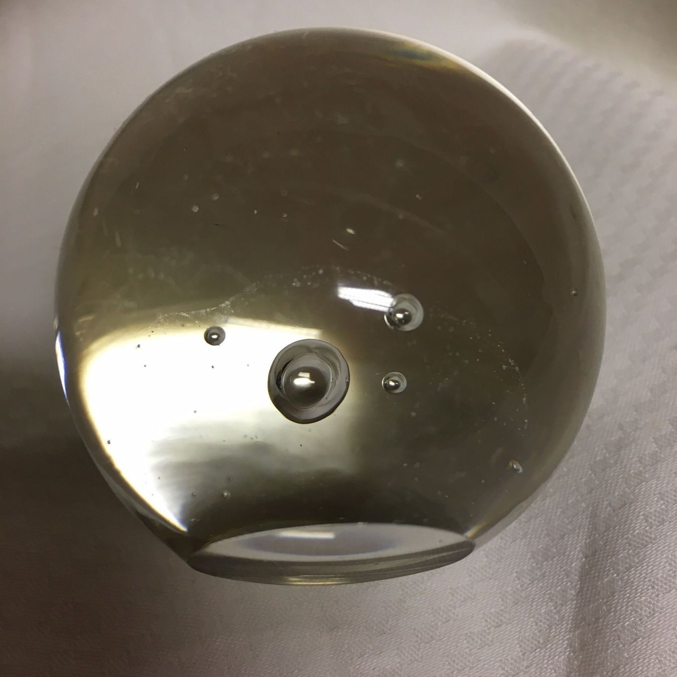 Bicchieri: klare Kristallkugel    Durchmesser ca. 8 cm – Usato da Bern venduto da rewe45 1