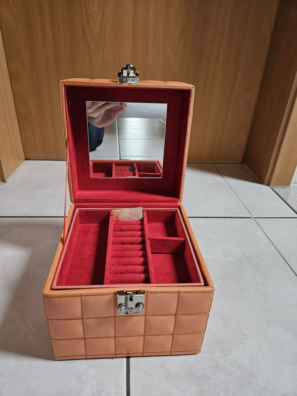 Portagioie: Schmuckschatulle orange – Usato da Birrhard venduto da pas_5sl2 3