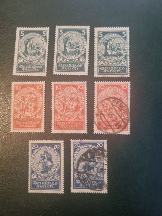 DR Nr. 351 353 von 1924 total 8 Werte Kaufen auf Ricardo