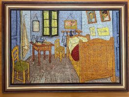 Kunst Puzzle Van Gogh mit Rahmen, 500 Teile