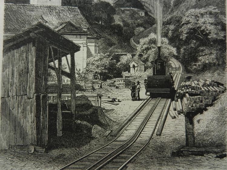 Incisioni: Vitznau Rigi  Bahn Talstation – Usato da Risch venduto da Rischli15 6