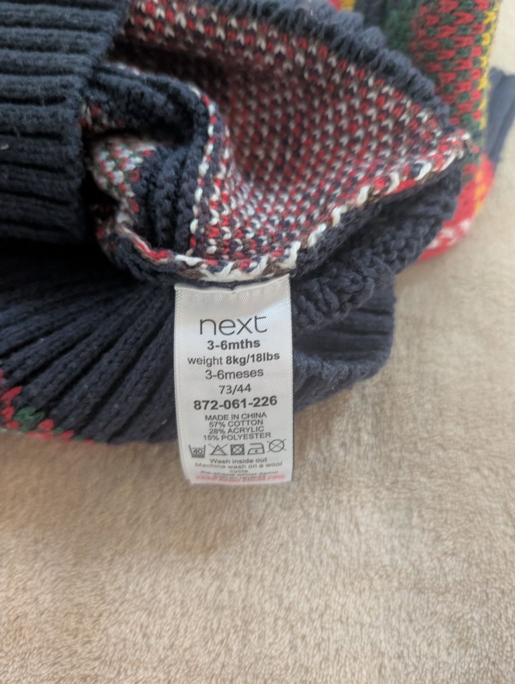 Next Maglioni & Felpe: Next Christmas Pulli 3-6 Monate – Usato da Guntalingen venduto da Beni_001 2