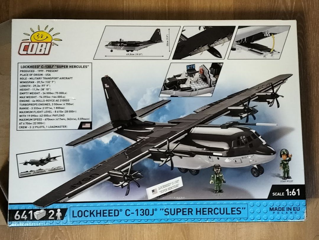 Cobi Kit di costruzioni: COBI Lockheed C130J Super Hercules (5838) – Nuovo (secondo la descrizione) da Zweilütschinen venduto da badguy79 1