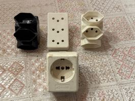 Steckdosen Adapter Set, Mehrfachstecker, gebraucht