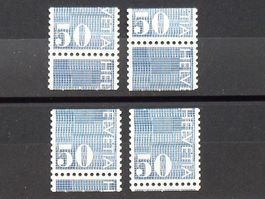 NR.485 Falsch getrennte 50 Rp. postfrisch** !!!