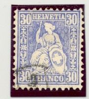 Sitzende Helvetia - Typ 41b