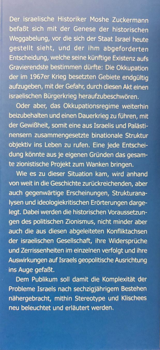 Libri: Zuckermann, Sechzig Jahre Israel – Nuovo (secondo la descrizione) da Sarnen venduto da Livres 2