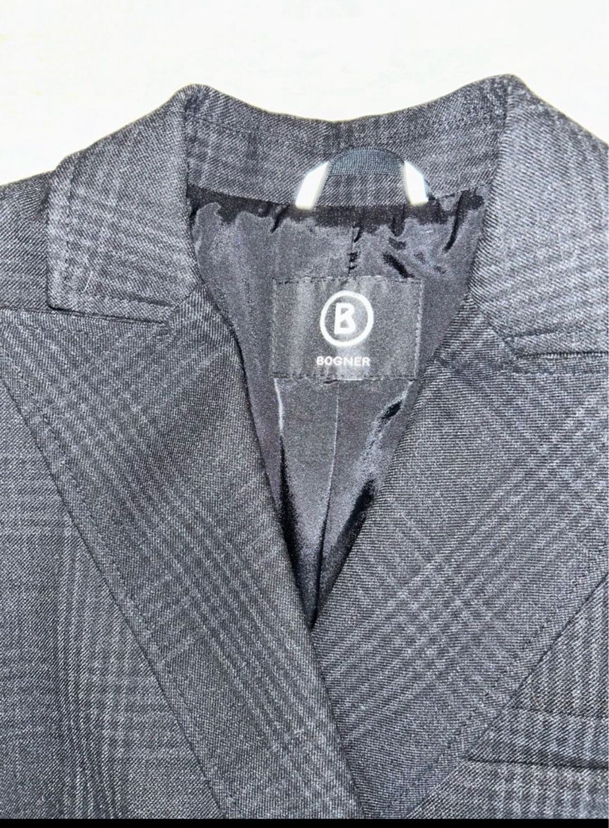 Bogner Giacche: Bogner Blazer, Grau Kariert, Top Zustand, Grösse 36 – Usato da Bonstetten venduto da Global83 3