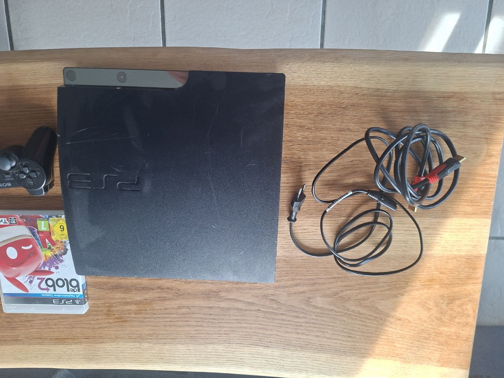 Sony Console: Sony PlayStation 3 Konsole schwarz mit Controller & Spiel – Usato da Büren zum Hof venduto da Flohmarkt_Bern 1