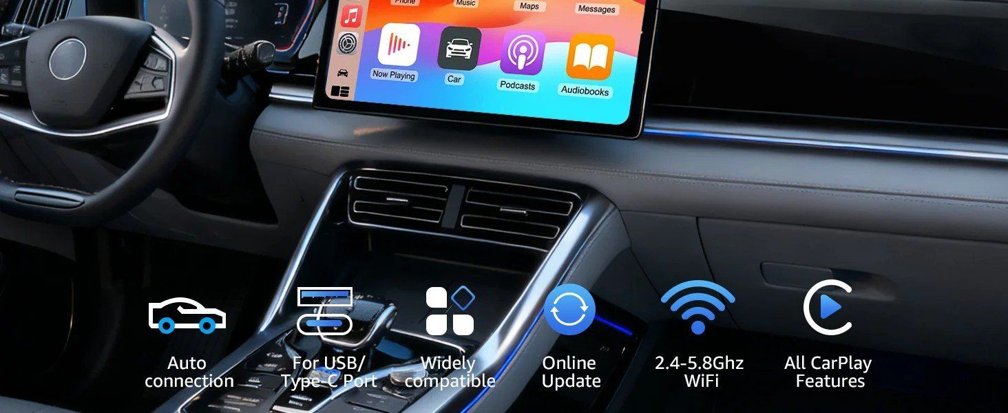 Sonstiges: CarPlay Android Auto Adapter kabellos wireless USB Dongle – Neu und originalverpackt aus Genève von Anna-38 7