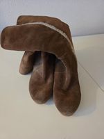 Braune Stiefel mit Fell