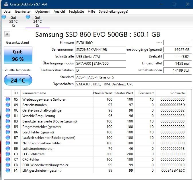 Samsung Dischi rigidi: SSD Hardisk 860 Evo – Usato da Langnau b. Reiden venduto da MacGuinness 1