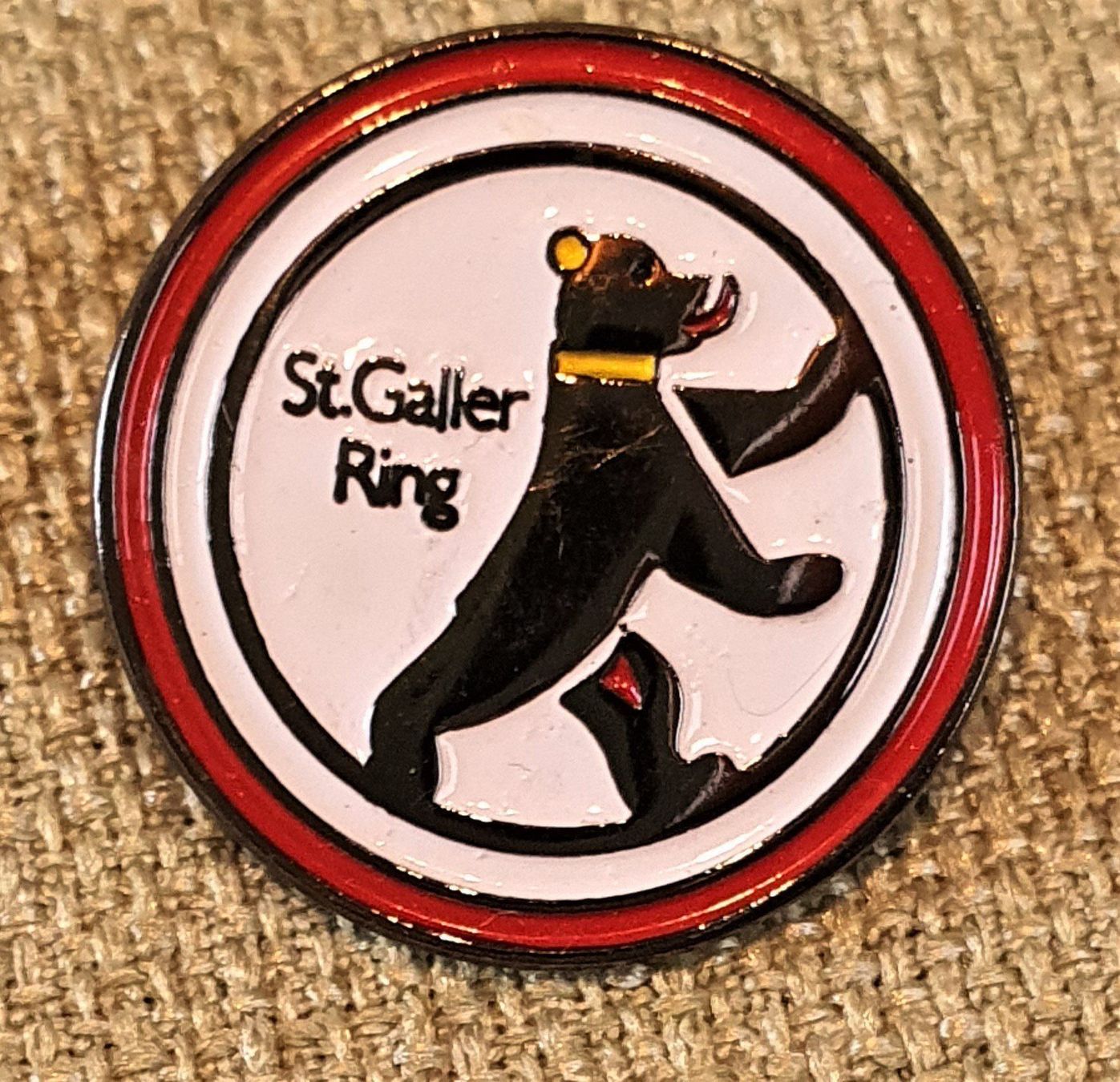 Placchette & Badge: A188 - Pin  St. Galler Ring / Bär – Usato da Reinach BL venduto da Boston-Verkauf