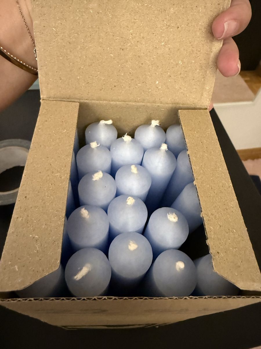 Bougies: 22 Stabkerzen Hellblau – Neuf (Voir description) à Horgen par smaally 1