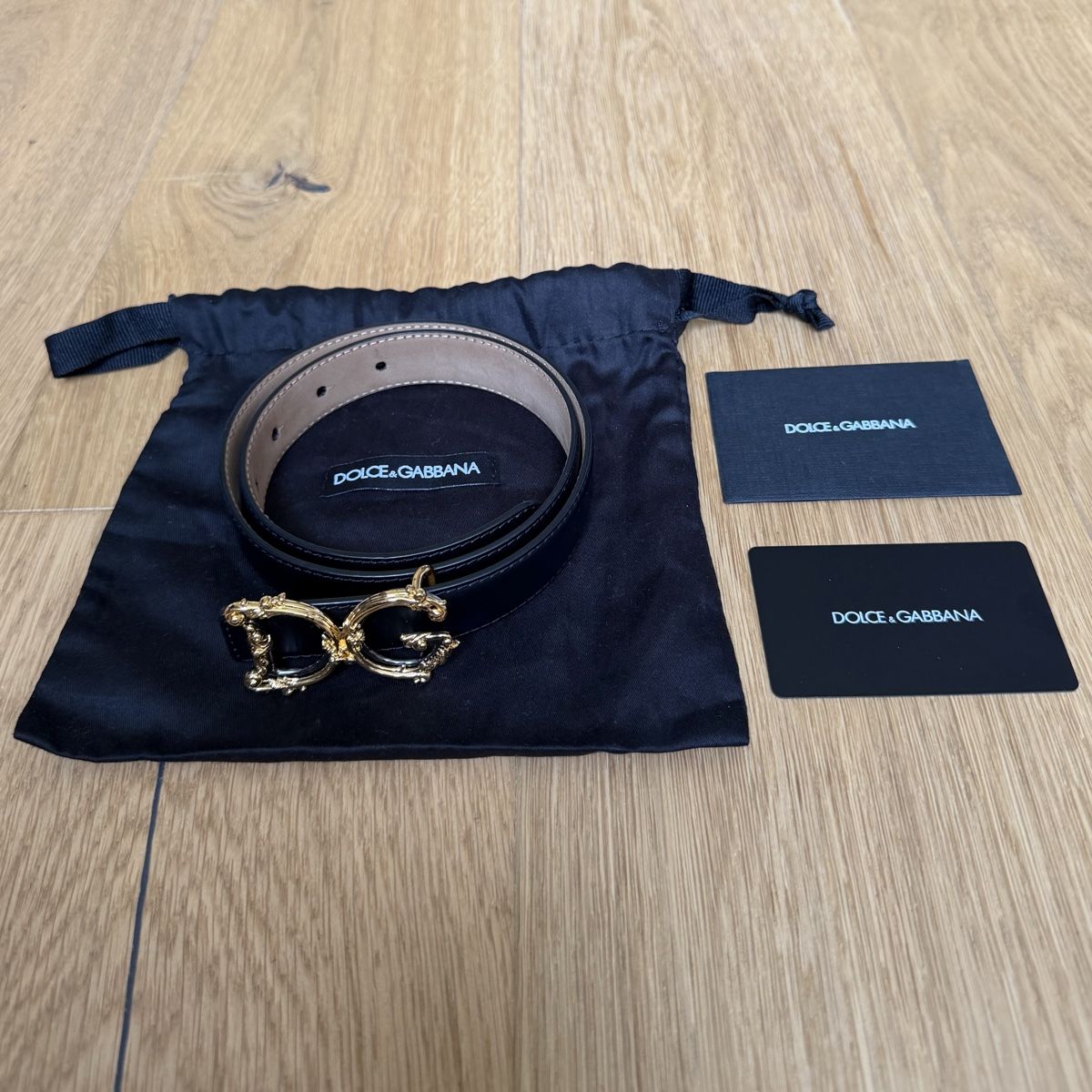 Dolce & Gabbana Cinture: Dolce & Gabbana DG Gürtel Leder 65cm – Usato da Cham venduto da nad_z2js 2
