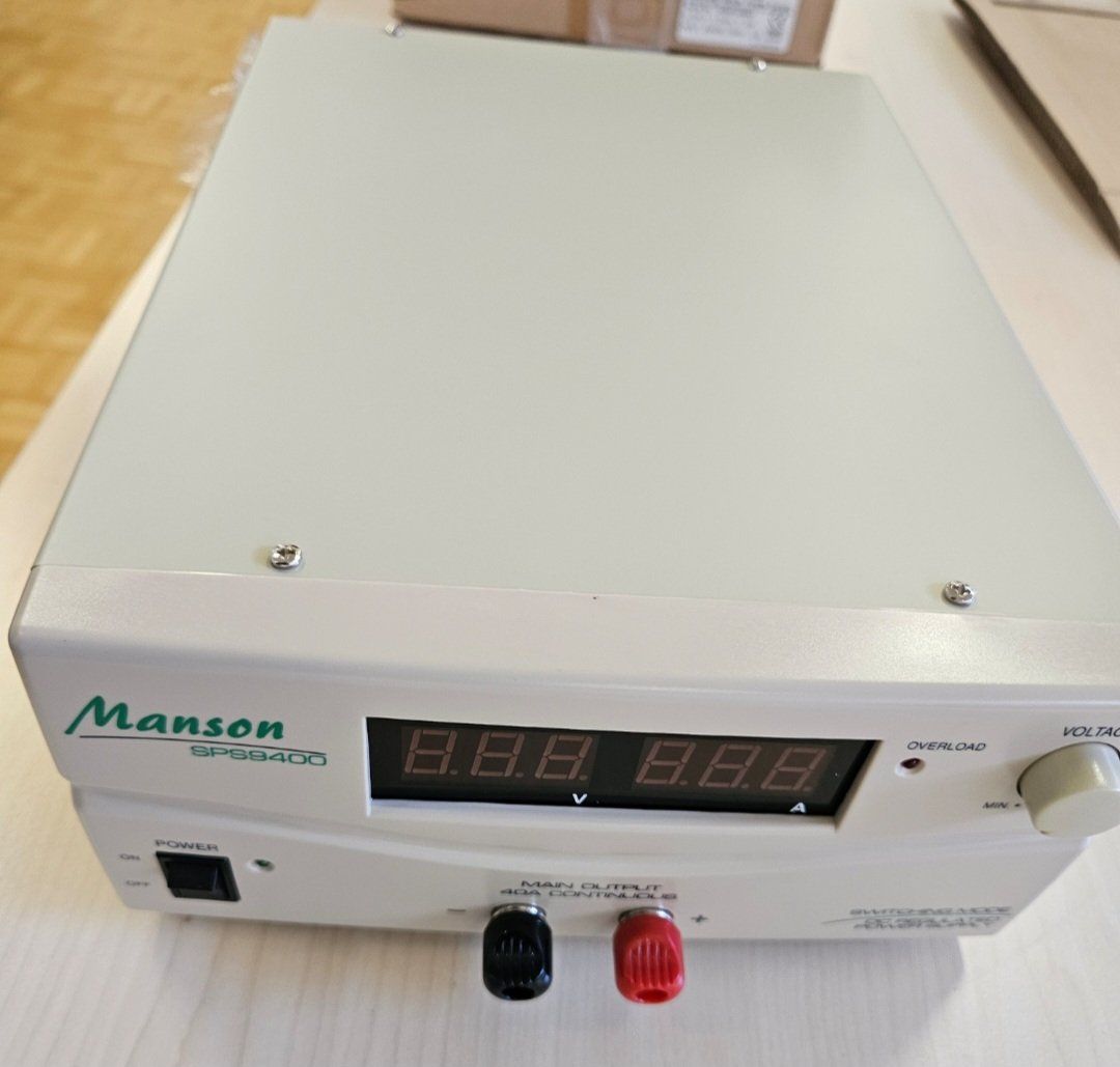 Componenti elettronici: DC Power Controller Manson SPS 9400 Switching Mode – Nuovo e nell'imballaggio originale da Kloten venduto da Auswandern