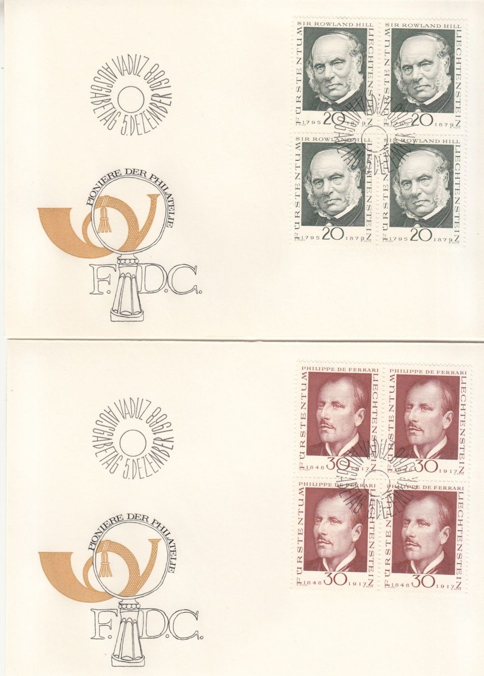 Tutti i francobolli: LBK 438 - 440 im 4er-Block FDC – Usato da Bürglen TG venduto da StampGraf 1