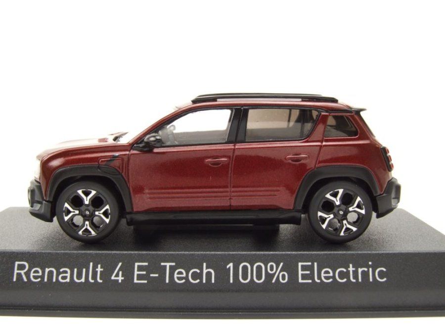 Renault Modellini d'auto: Renault 4 E-Tech 100% Electric seit 2025 dunkelrot met. / – Nuovo e nell'imballaggio originale da Gerlafingen venduto da espero88 2
