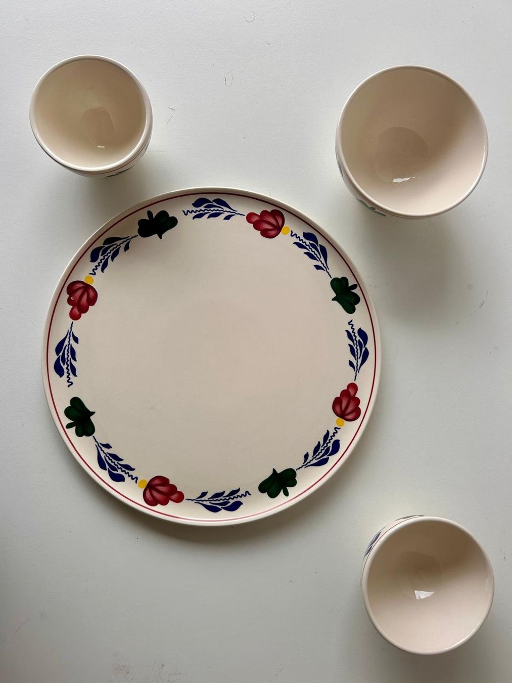 Servierplatten: Servierplatte mit 3 Schüsseln Set Boerenbot Royal Boch – Gebraucht aus Bern von arwori 2