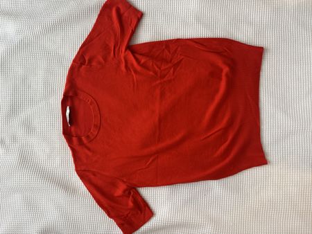 Zara Knit Red Jumper. Perfect for Autumn! Size M.