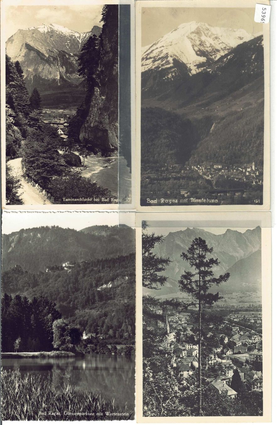 Cartes postales: 4 AK - Bad Ragaz – D'occasion à Ettingen par Kartenplanet