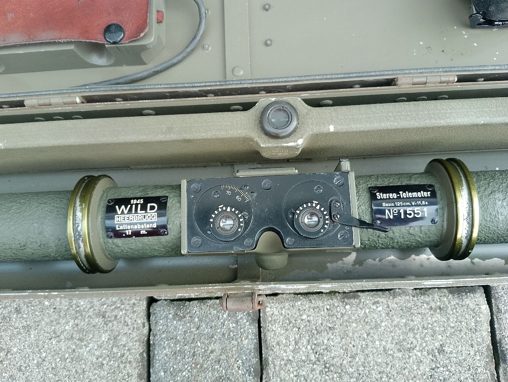 Schweizer Armee Uniformi: Stereo-Telemeter 1945 von Wild Schweizer Armee  – Usato da Safenwil venduto da dodgewc12 4
