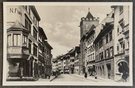 Foto-AK: Rheinfelden. Marktgasse. AG, um 1920