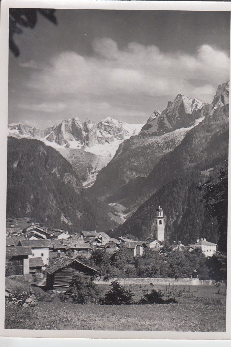 Cartes postales: Soglio  GR   mit Sciaragruppe – D'occasion à Brig par Valcards54