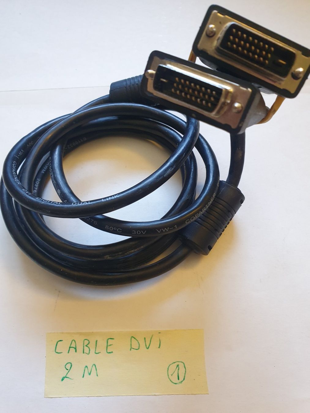 Cavi: Câble DVI / 2m / pas testé – Usato da Moudon venduto da Amaroli7