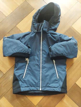 Reima Winterjacke Gestreift Grösse 128 abnehmbare Mütze