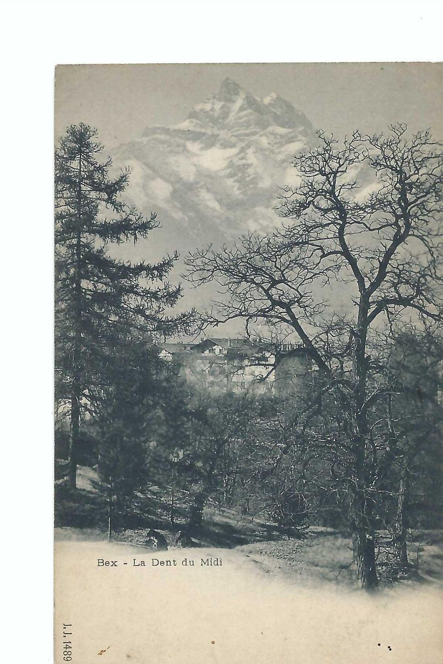 Cartoline postali: Bex mit Dent du Mid – Usato da Thun venduto da 44wart