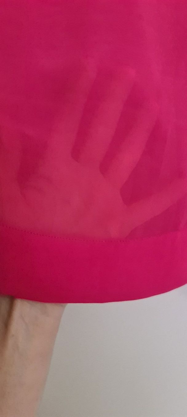 H&M Tops: Crop top oversize fuschia transparent taille 36 – Gebraucht aus Genève von Saleena 4