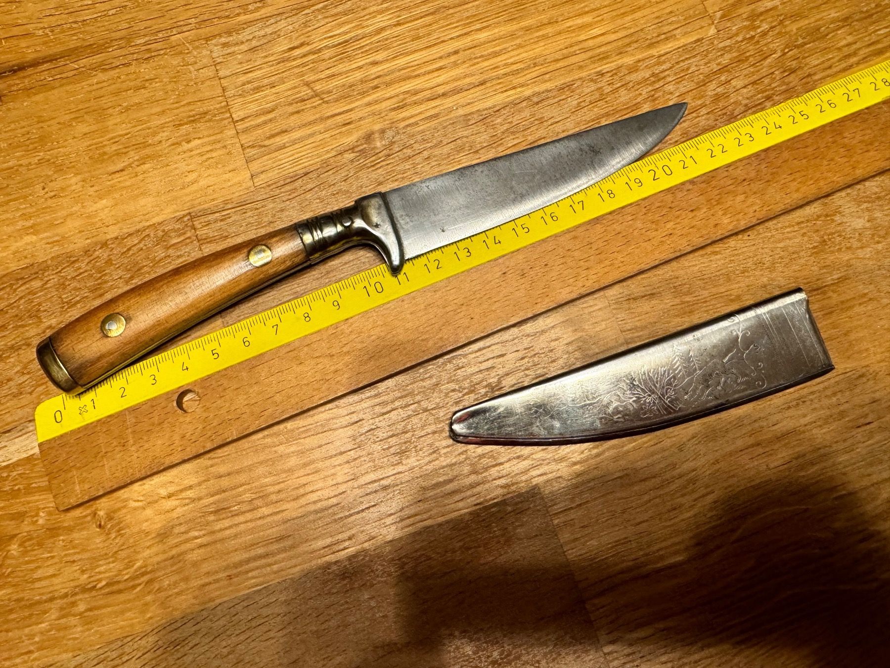 Zubehör: Antikes Jagdmesser Messer Jagdnicker Hirschfänger – Gebraucht aus Goldach von  8