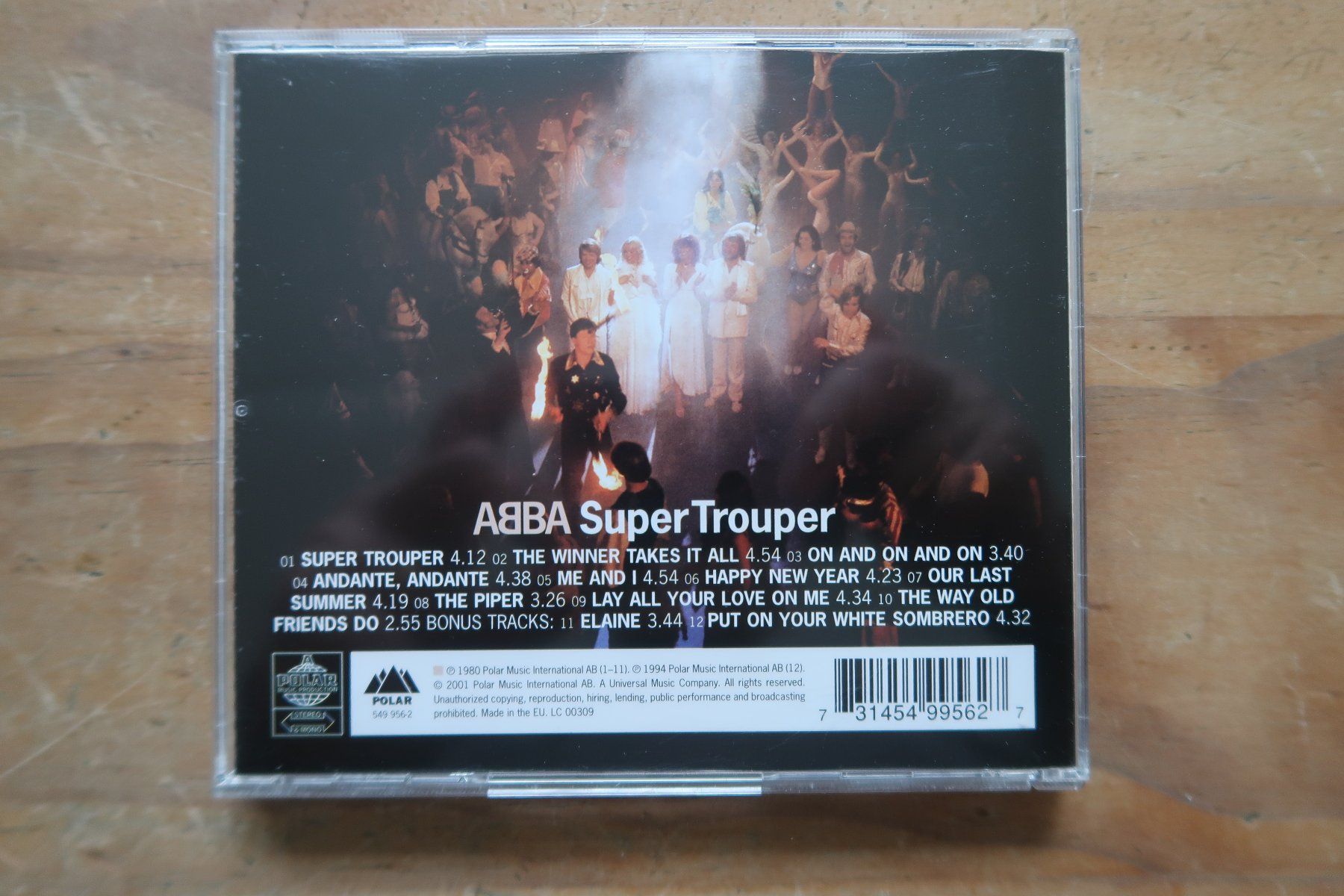 CD: ABBA - SUPER TROUPER - BONUS TRACKS - CD – Usato da Basel venduto da Patiscat 1