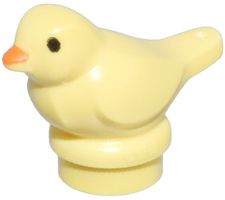 LEGO 41835pb02 Bright Light Yellow Bird Small with Black Eye