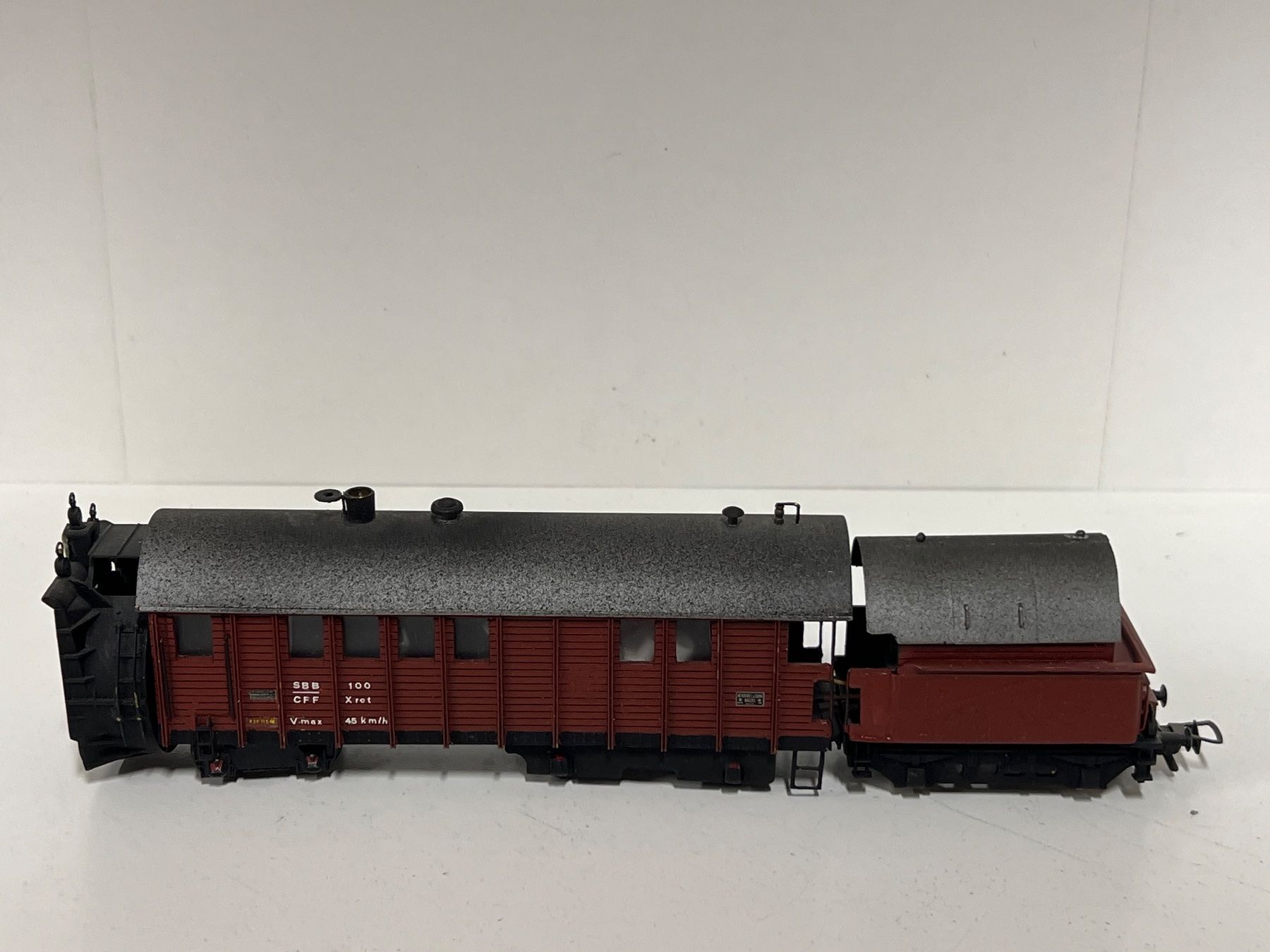 Trains électriques: Dampfschneeschleuder SBB Xrot 100 H0 DC Analog – D'occasion à Neuenhof par ludovicco 2