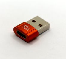 USB-C Adapter 10A, superschnell, Neuware, Orange