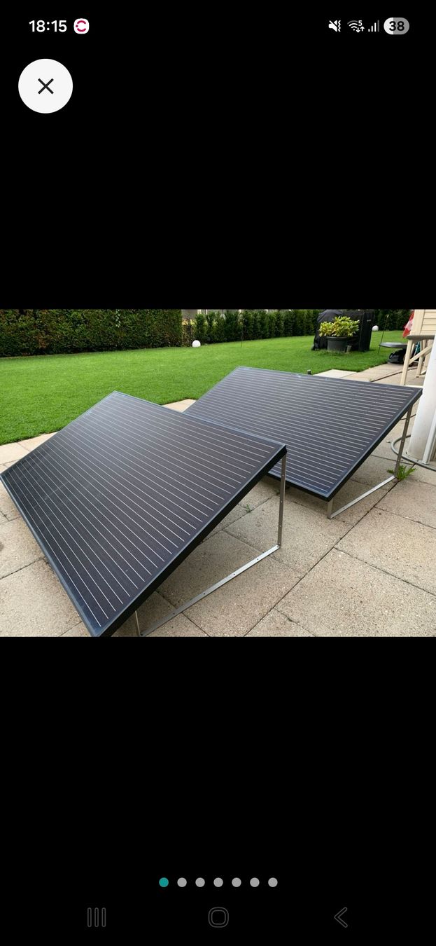 Dispositivi a energia solare: 2 Solarpanels  – Usato da Fislisbach venduto da nemo064