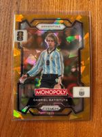 Panini Prizm Monopoly Gabriel Batistuta Gold Cracked Ice