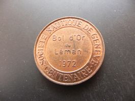 Medaille Centenaire Sociéte Nautique de Genève 1972 Bol d'Or