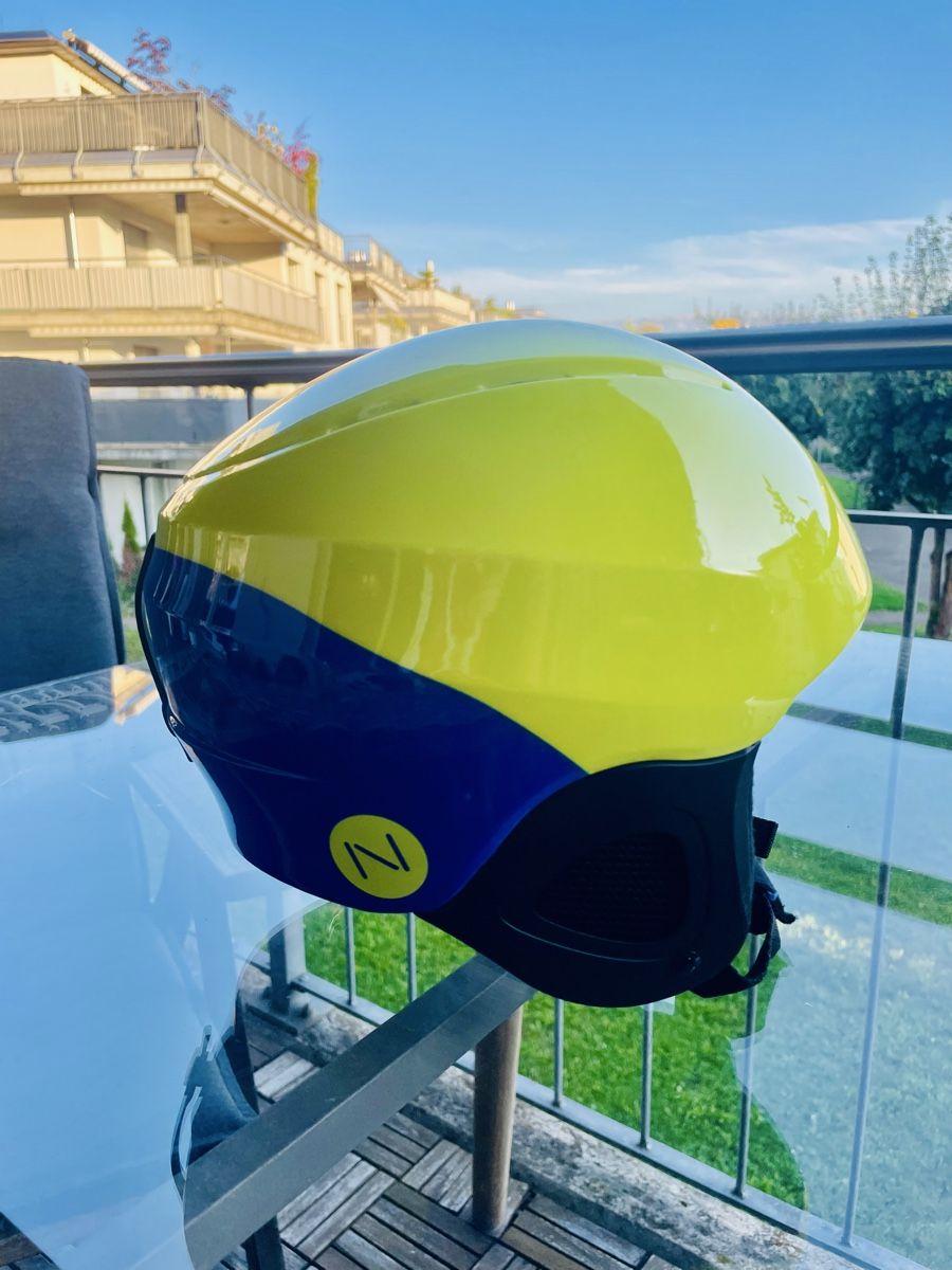 Decathlon Sci: Neuwertiger Skihelm von Ochsner gelb/blau, Grösse S – Usato da Bassersdorf venduto da Athens80 1
