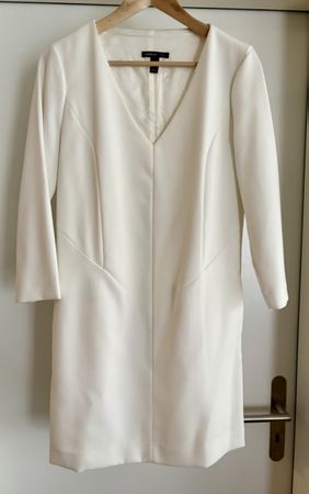 Mango white dress size M-NEW