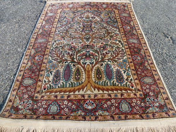 Tappeti: Indien ++ Echter Seiden-Teppich Kashmir – Usato da Walkringen venduto da Casablanca777 3