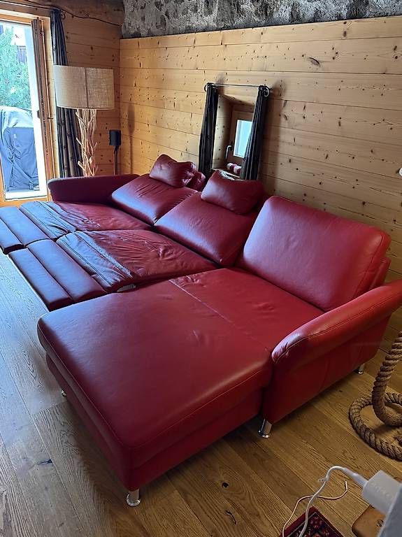 Sofas: Exklusive Pfister Ledereckgarnitur Classics Plus Kaminrot – Gebraucht aus Silvaplana von lisi58 2