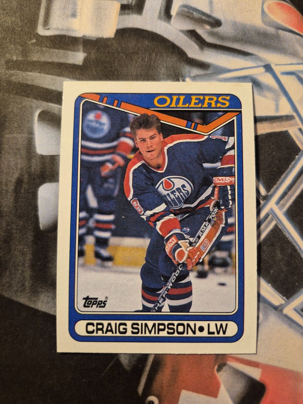 Topps Carte collezionabili: NHL Craig Simpson Edmonton Oilers – Usato da Treiten venduto da Sauber73