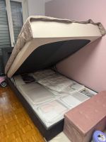 Bett mit Stauraum,140x200cm,grau, neuwertig,Top Zustand